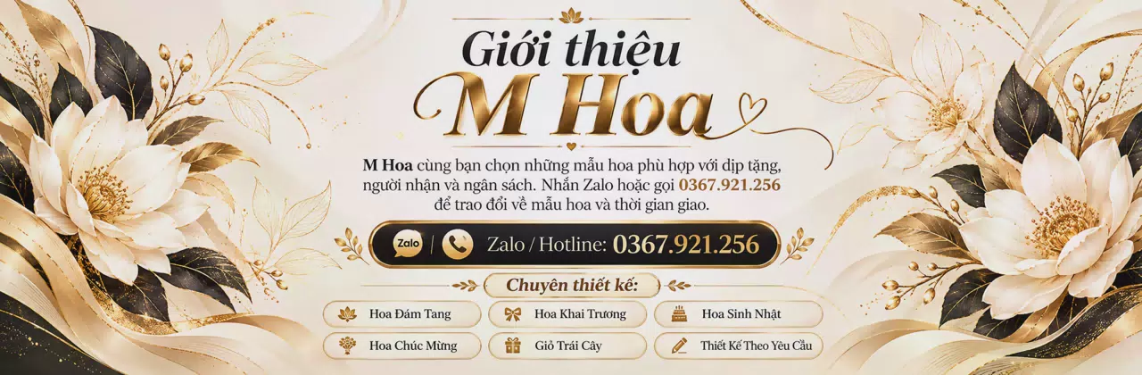 Ảnh bìa Shop hoa tươi Xã Hội Thịnh Phú Thọ - Chọn hoa gửi đúng tâm tình